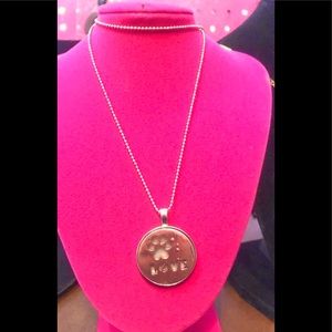 Long dog tag necklace